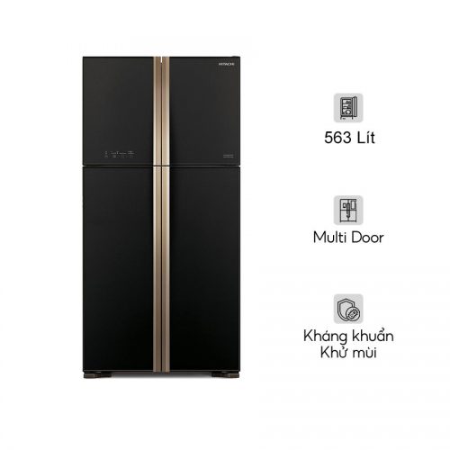 <strong>Tủ Lạnh Hitachi Inverter 563 Lít Multi Door R-FW650PGV8 GBK (4 Cánh)</strong>