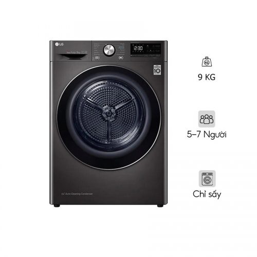 <strong>Máy sấy Heat Pump LG Inverter 9kg DVHP09B Lồng ngang</strong>