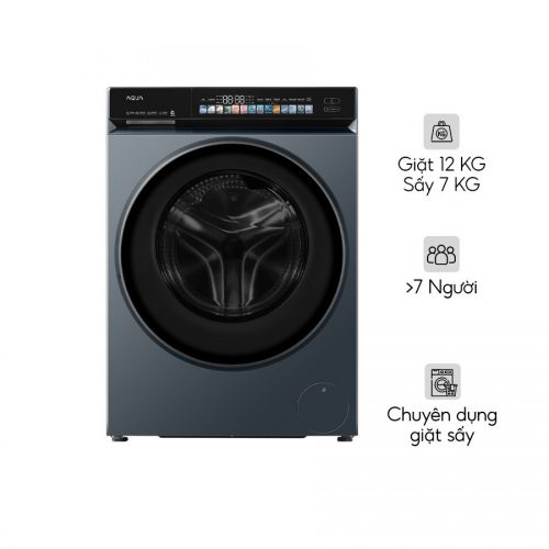 <strong>Máy giặt sấy Aqua Inverter giặt 12 kg - sấy 7 kg AWD12-BD4377U1L(GN)</strong>