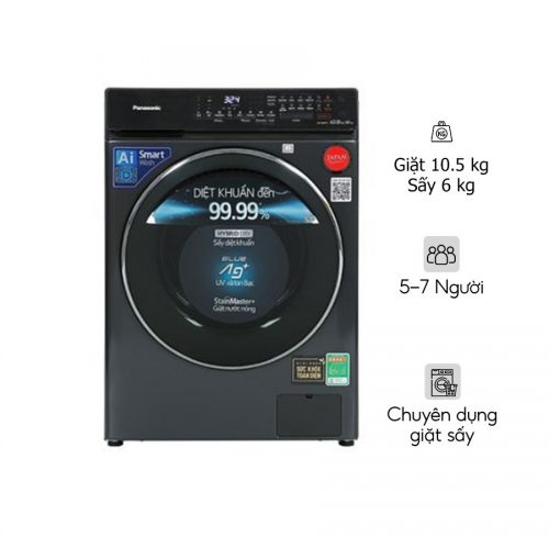 <strong>Máy giặt sấy Panasonic Inverter giặt 10.5 kg - sấy 6 kg NA-S056FR1BV</strong>
