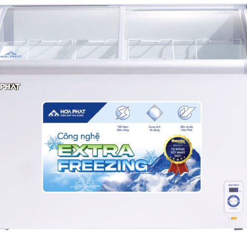 Tủ Đông Hòa Phát 280L HSF AD6280.C – 1 Ngăn Đông Mặt Kính Cong