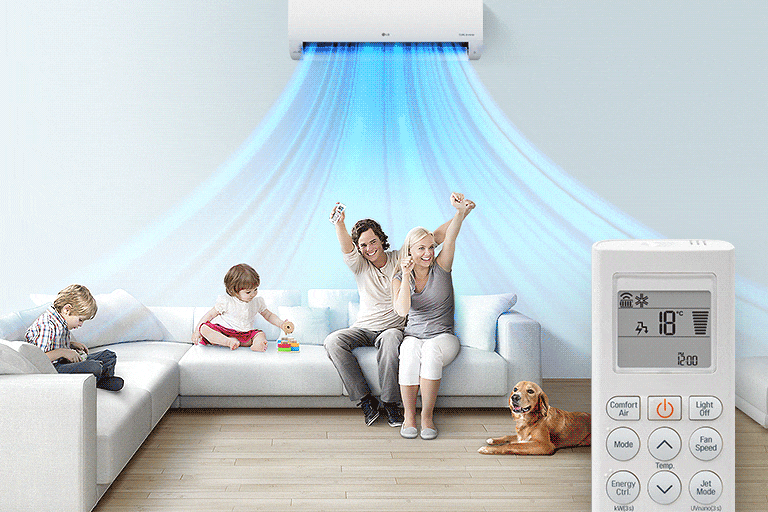 Một vòng tròn phóng đại được mở ra để hiển thị các đèn màu xanh lá cây của bảng chất lượng không khí