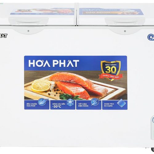 Tủ Đông Hòa Phát HPF BD8271 Inverter – 271L – 2 Ngăn 2 Cánh Dàn Đồng